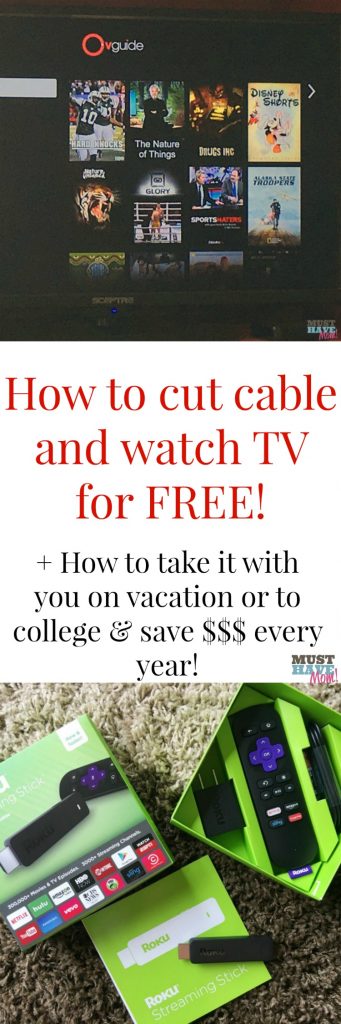 How to cut cable and watch tv for free and even take it on the road