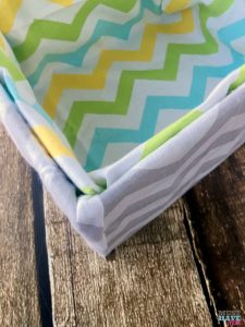 How To Turn a Diaper Box Into A Fabric Covered Basket! No Sew! - Must ...