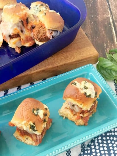 Garlic Parmesan Meatball Sliders Recipe - Must Have Mom