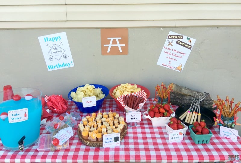 Camping Themed Birthday Party Ideas, Camping Party Food & Free