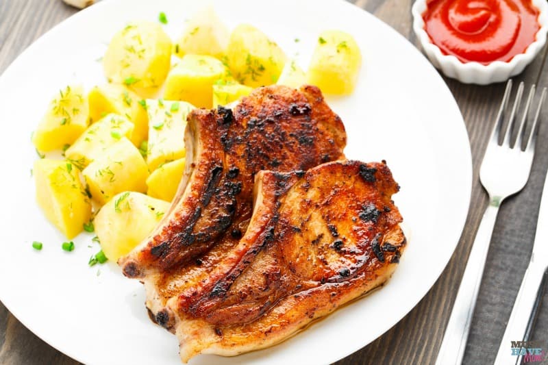 BBQ pork chops