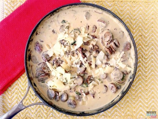 20 Minute Sausage and Pepper Cajun Alfredo Recipe! - Must Have Mom
