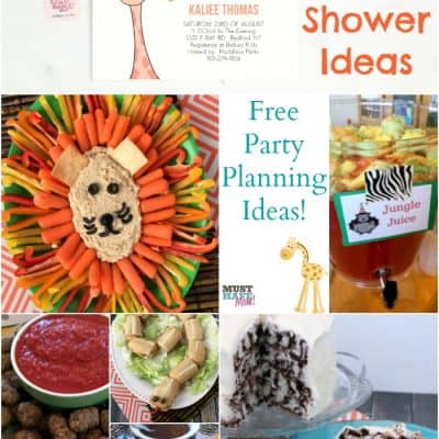 Safari Baby Shower Free Party Planning Ideas: Food, Games & Invites!