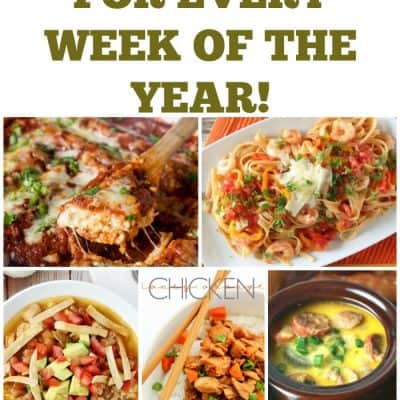 Meal Plans for Every Week of the Year – Week 28