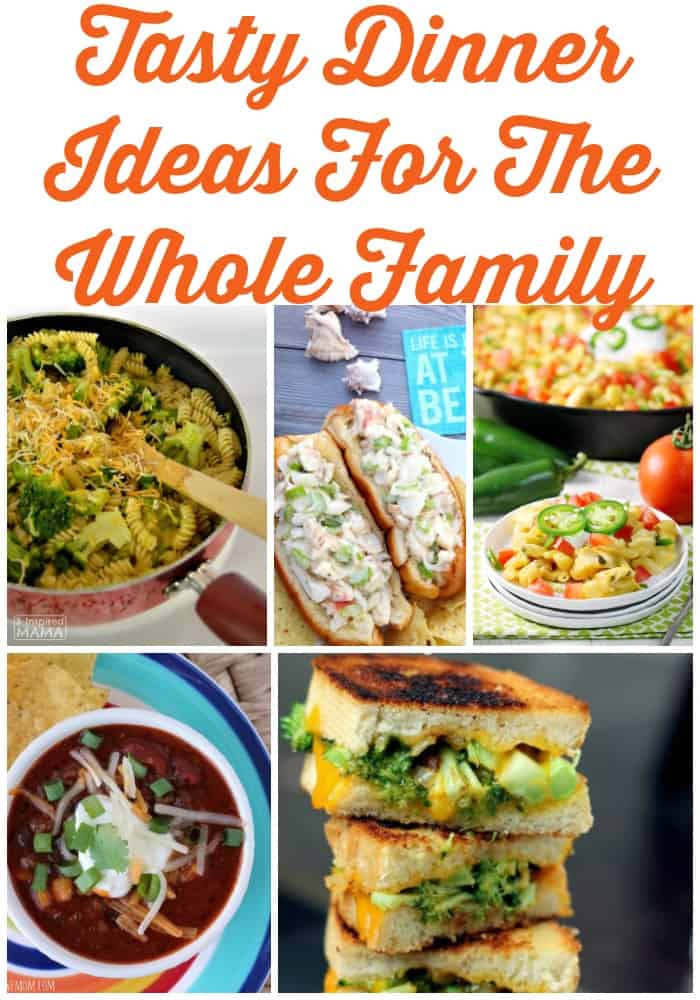 Tasty dinner ideas for the whole family! Grab this free weekly meal plan and mix up dinner time. Perfect weeknight meal ideas for busy families.