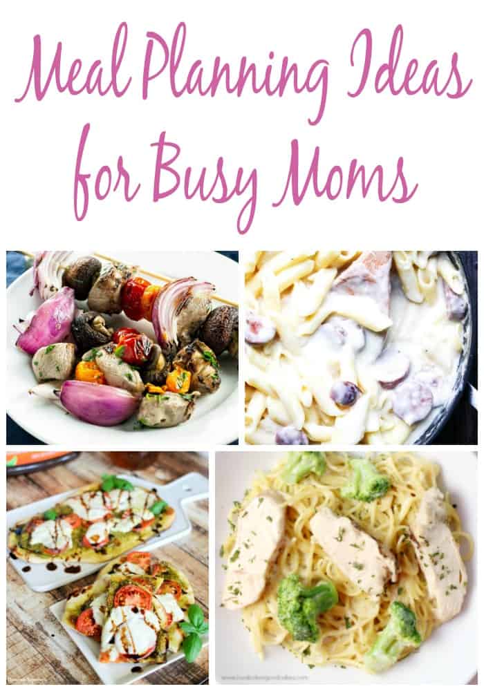 Meal planning ideas for busy moms! Make meal planning easy with these free weekly meal plans full of recipes for busy families and weeknight dinner ideas.