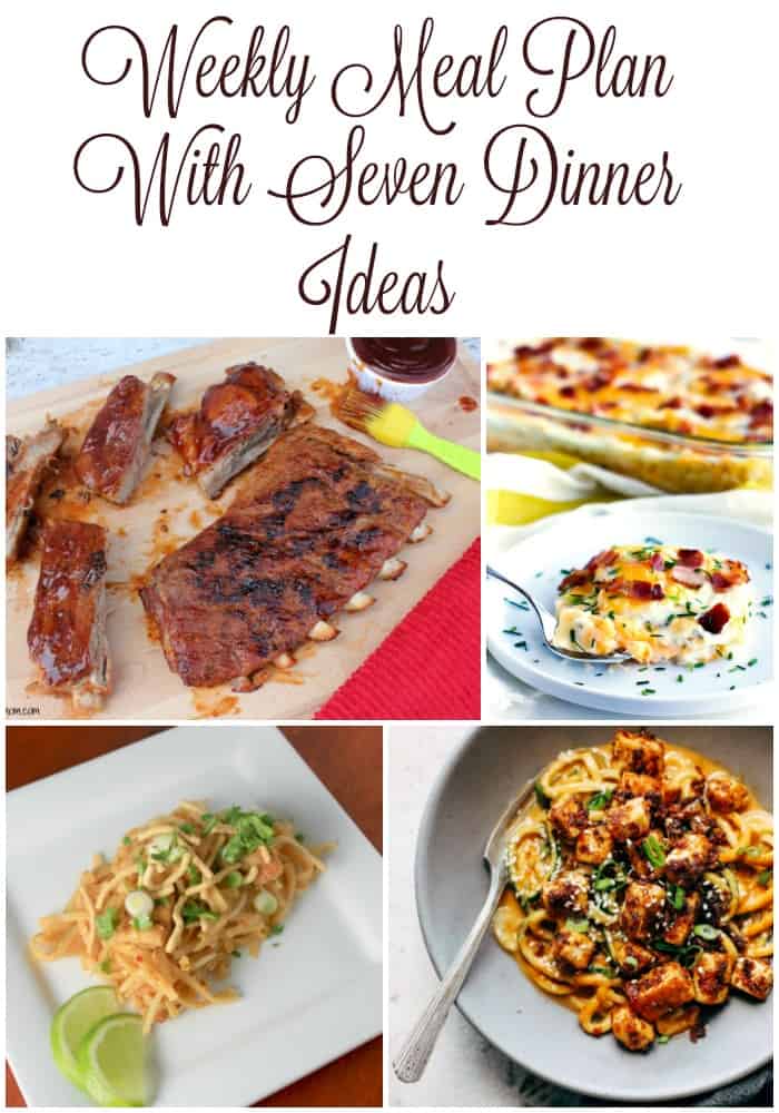 7 Dinner Ideas For Your Weekly Meal Plan – Week 24