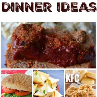 100’s of Dinner Ideas – Week 47