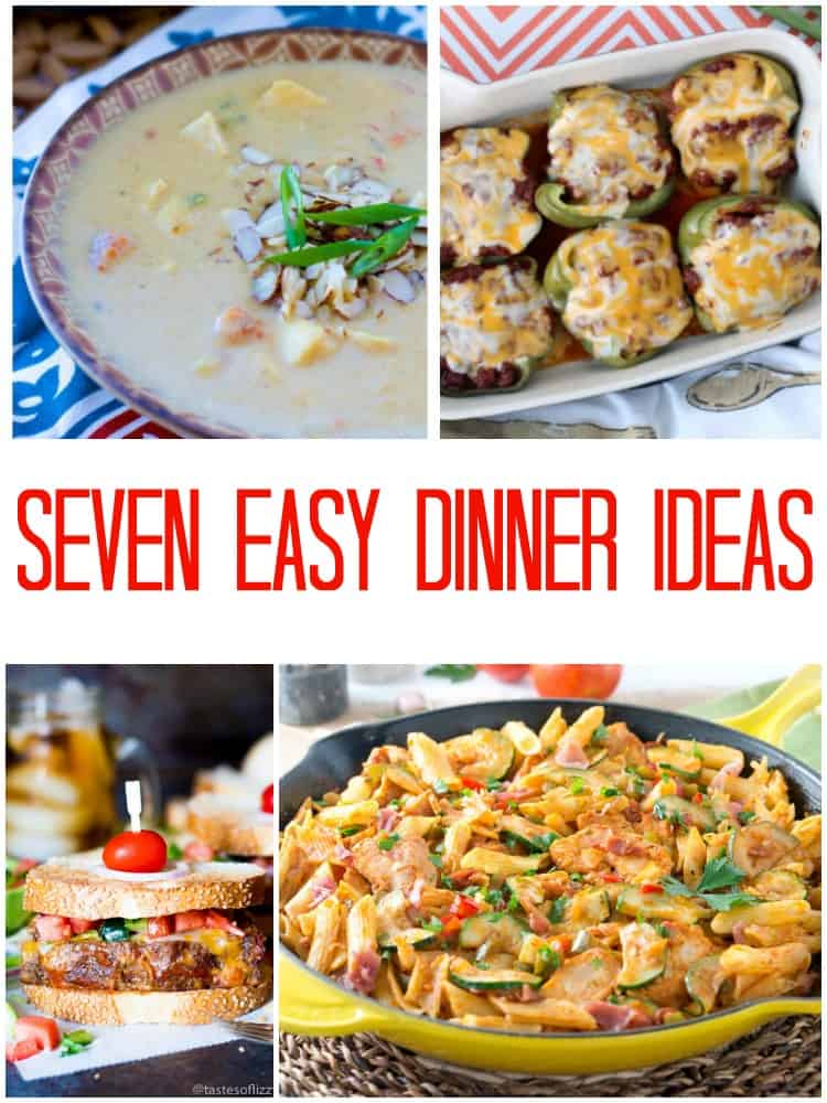 Free Weekly Meal Plan ideas! Grab these easy weeknight meals and mix up your recipe box! These are sure to please busy families and make your meal planning easier.