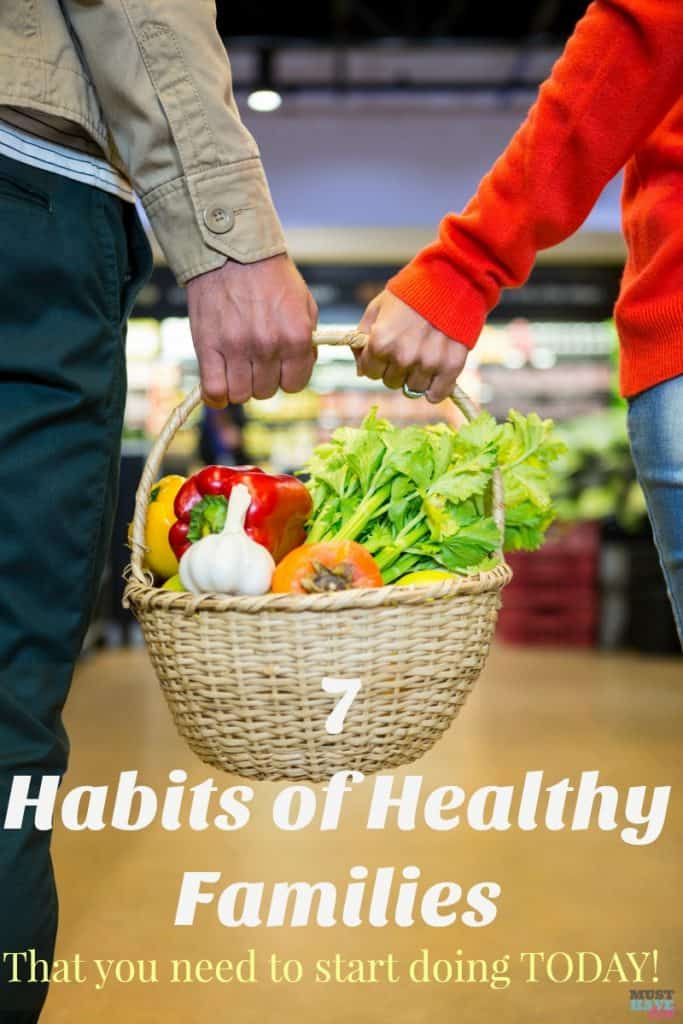 7 habits of healthy families! Keep your family healthy by adopting these 7 habits that families who stay healthy do every day!