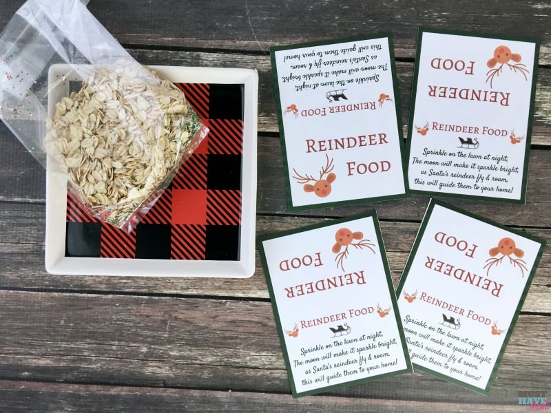 Reindeer Dust Activity and Poem Printable - Sunshine and Munchkins