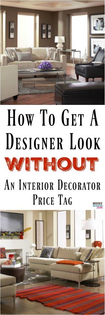 How to get a designer look without an interior decorator's price tag! Tips for decorating your home to look expensive without hiring an interior designer.