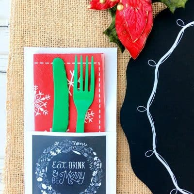 Free Rustic Christmas Party Printables