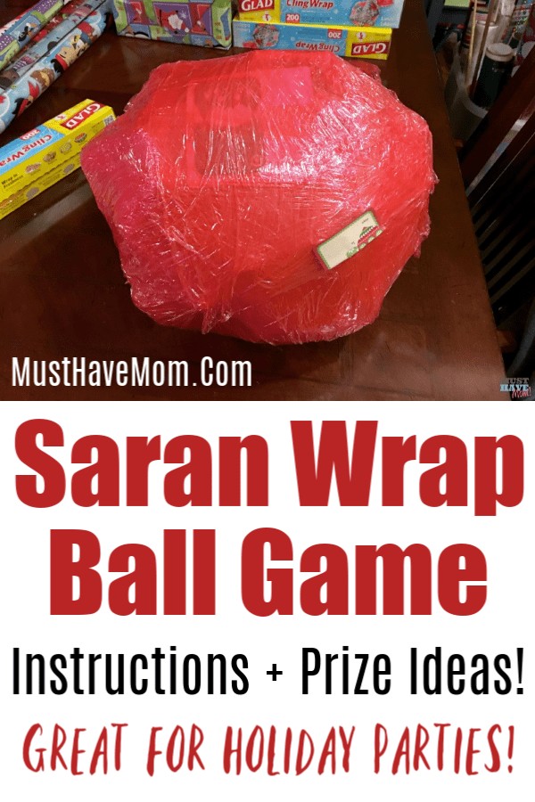 Saran Wrap Ball Game! Fun Party Game Idea For Kids Or Adults - Must Have Mom