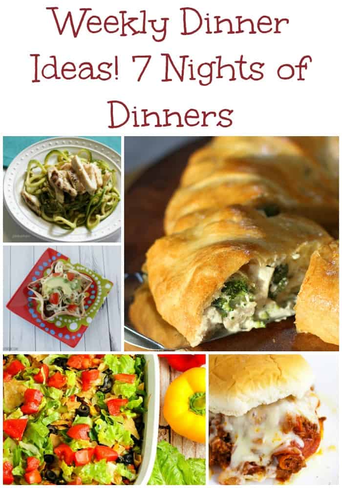 7 Weekly Dinner Ideas: Weekly Meal Plan - Week 11 - Must ...