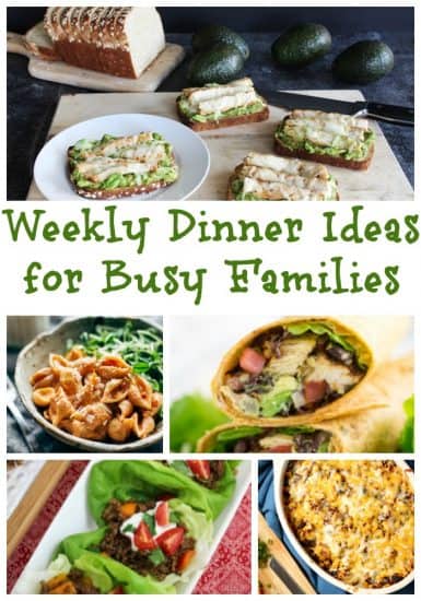 Weekly Dinner Ideas For Busy Families: Weekly Meal Planning - Week 22 ...