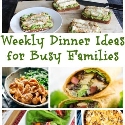 Weekly Dinner Ideas For Busy Families: Weekly Meal Planning – Week 22