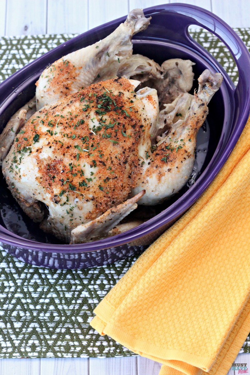 Instant Pot fall off the bone lemon and garlic chicken! Cook a whole chicken in 25 minutes in your pressure cooker! Save this recipe! Pressure Cooker Chicken Recipe!