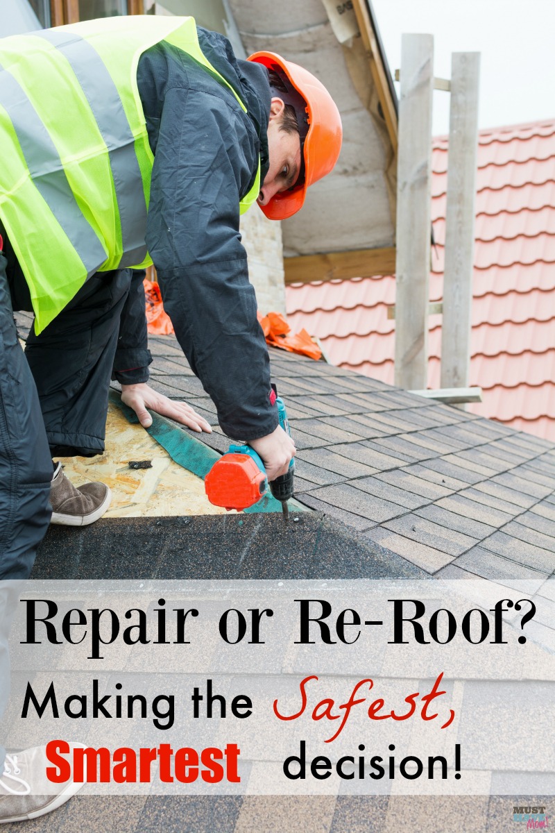 Should you repair your roof or re-roof your roof? Here's a handy guide to making the safest, smartest decision about your home's roof!