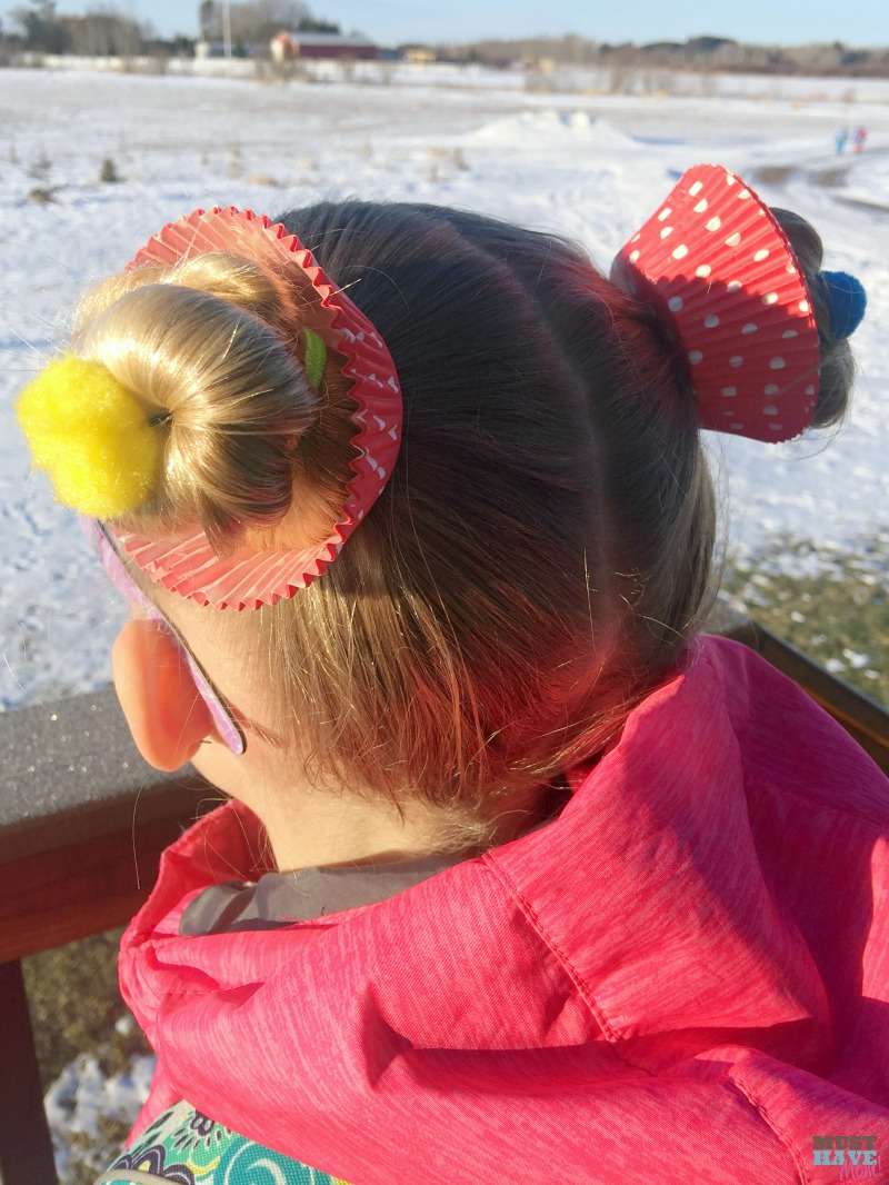 Crazy Hair Day Ideas Girls Cupcake Hairdo - Must Have Mom