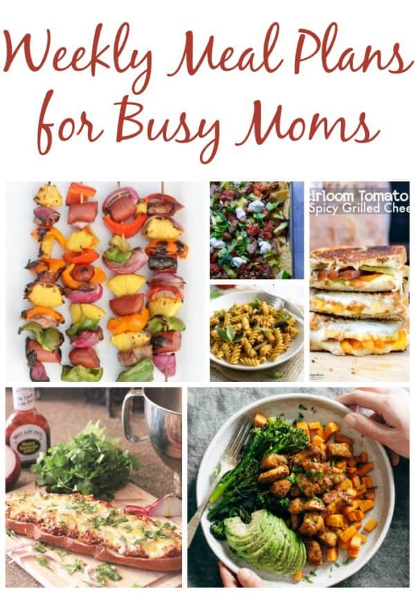 Free Weekly Meal Plans For Busy Moms! Weekly Meal Plan - Week 27 - Must ...