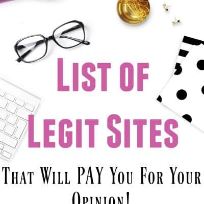Make Money Doing Paid Online Surveys: Legit List Of Top Sites!