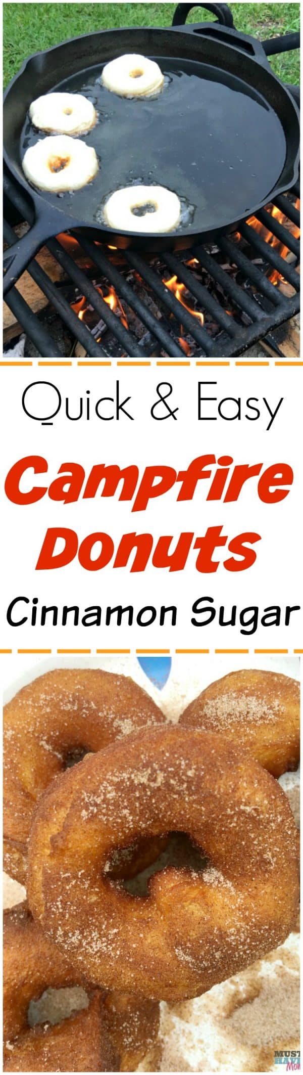 Favorite Kids Camping Recipes! Campfire Donuts Recipe Must Have Mom