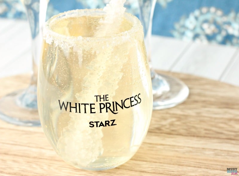 White princess drink mocktail