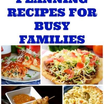 Meal Planning Recipes for Busy Families – Week 32