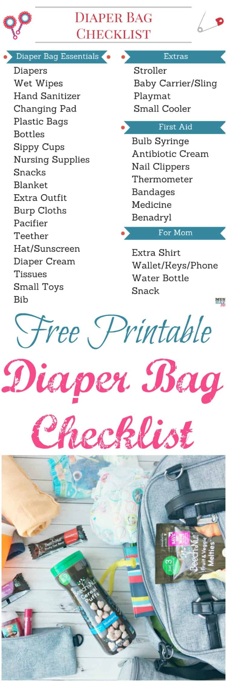 baby essentials diaper bag