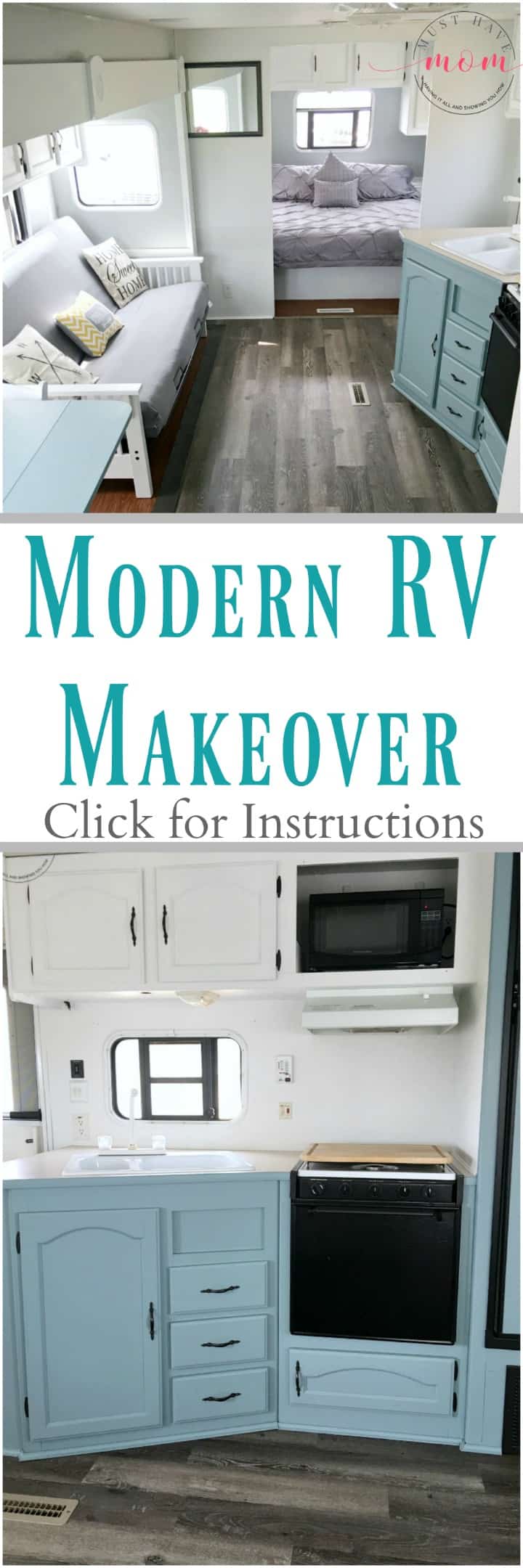 Easy RV Remodeling Instructions + RV Makeover REVEAL! - Must Have Mom