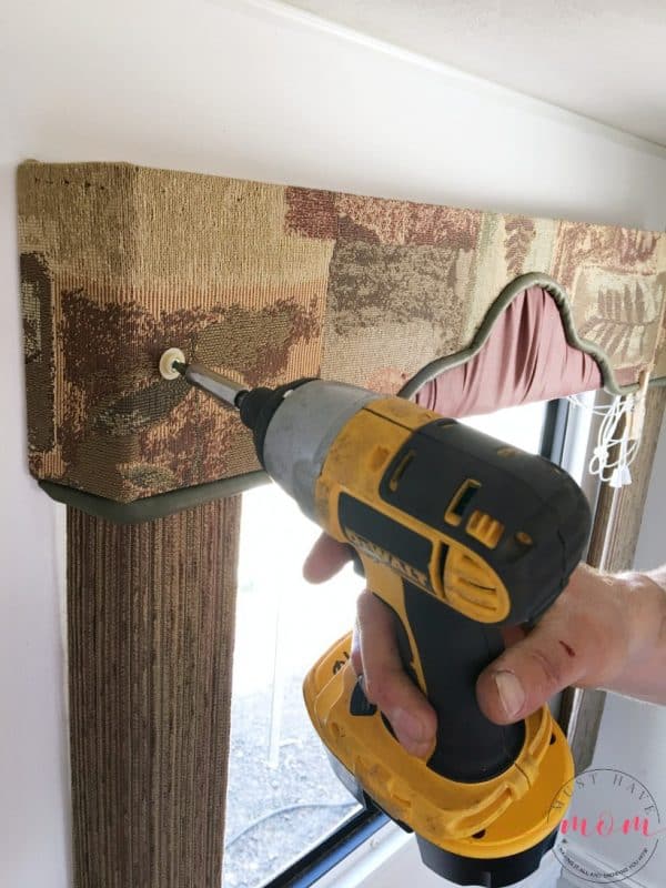 How To Remove Outdated RV Window Coverings - Must Have Mom
