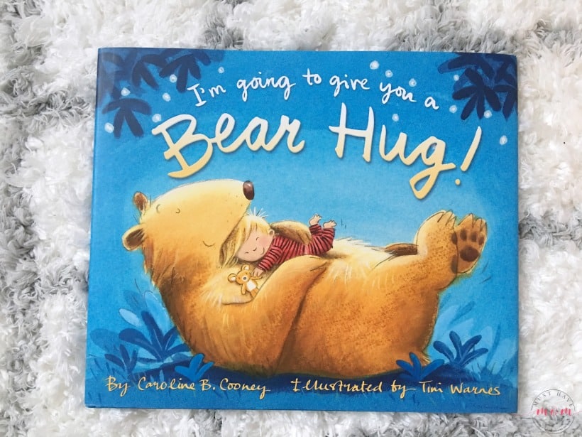 I'm going to give you a bear hug bedtime story for kids. Love this children's book and my kids love it too!