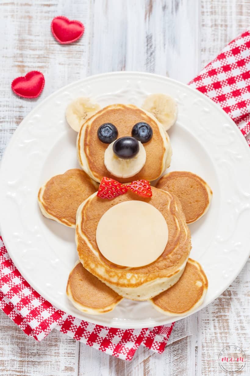 6 teddy bear breakfast ideas! Fun breakfast ideas for kids or fun snack ideas. 