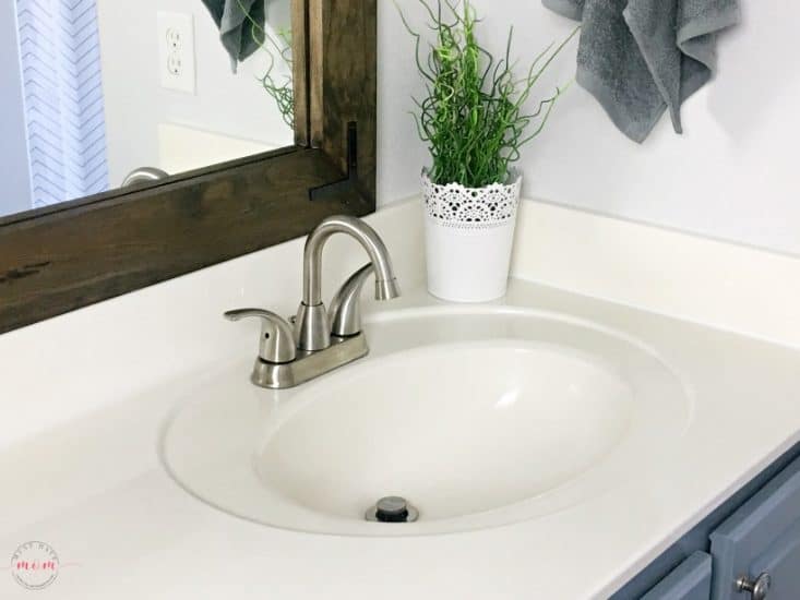 Farmhouse Style Fixer Upper Bathroom On A Budget - Must Have Mom