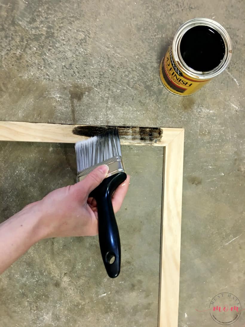 DIY vanity mirrors! Farmhouse style bathroom vanity mirror and medicine cabinet upgrade with step by step tutorial!