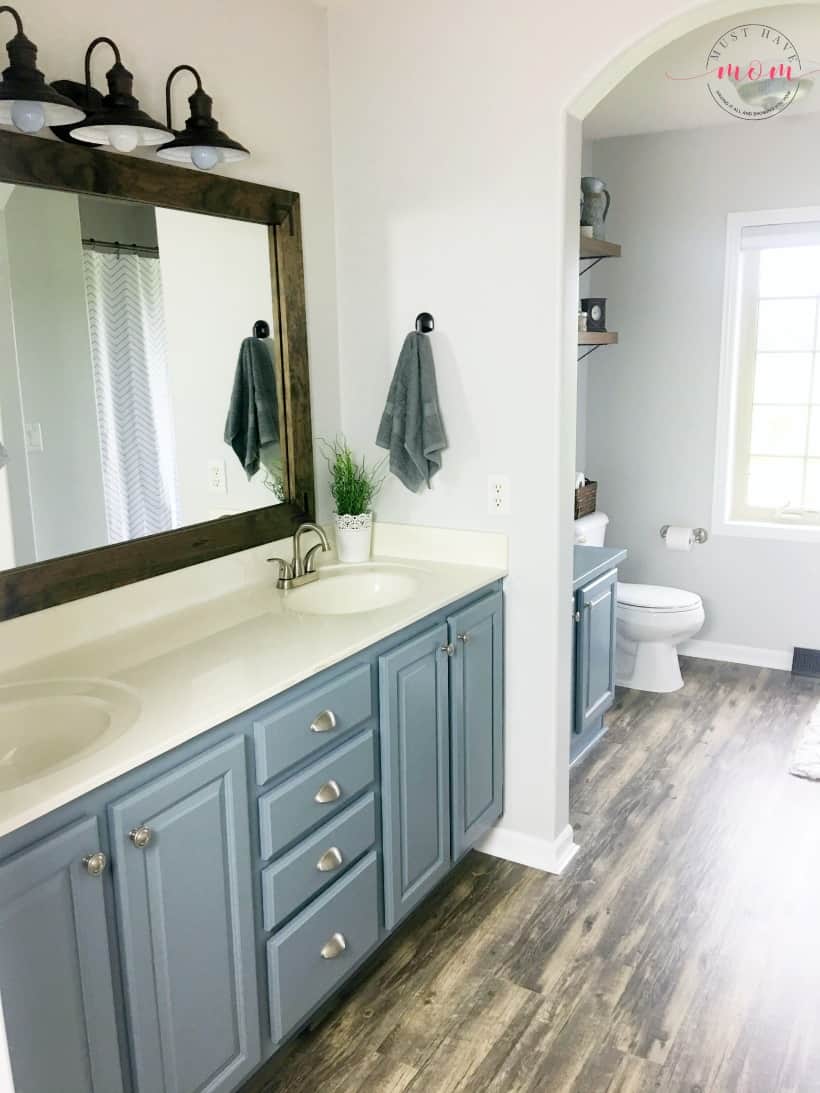 Farmhouse Style Fixer Upper Bathroom On A Budget - Must ...