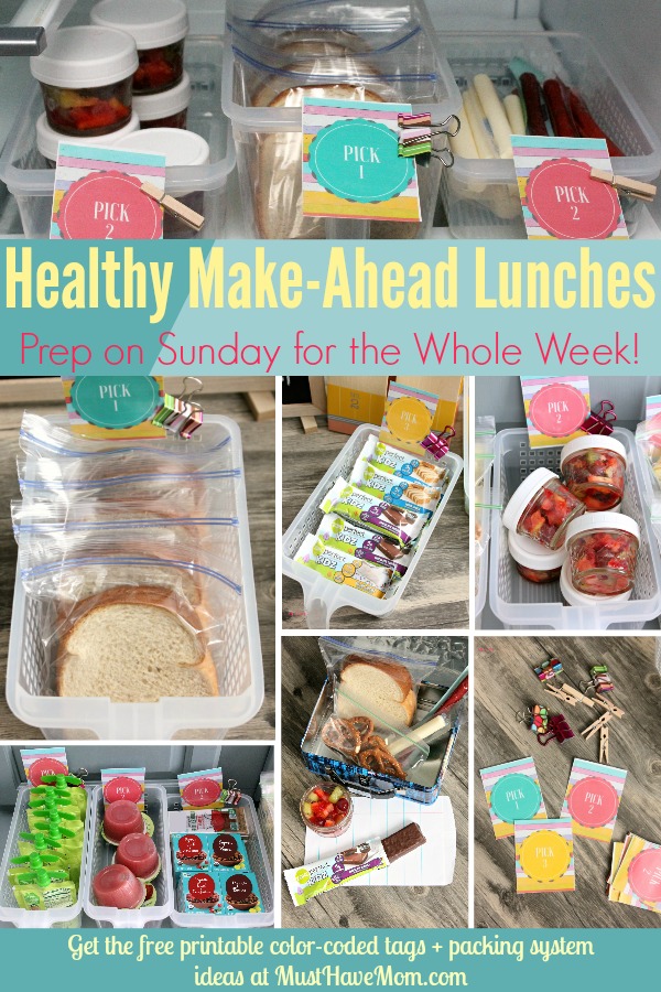 Healthy Make Ahead Lunches for Back To School!