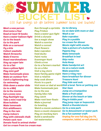 Summer bucket lists have been such a hot trend lately. So I put together a round up of my favorite free summer bucket list printables. Guaranteed to be fun! 