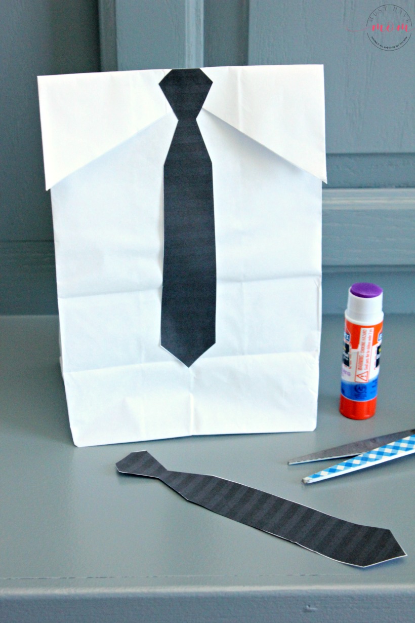 Boss Baby Espresso and Donuts Party Food Idea with Free Printable! Cute bags and coffee cups with executive tie printable!