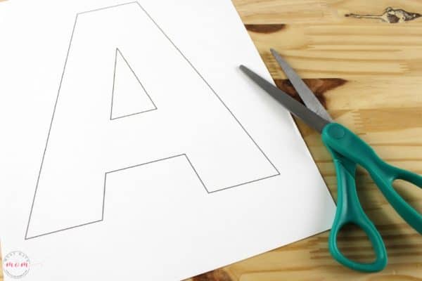 A is for Ant Alphabet Letter Craft {Free Printables} - Must Have Mom