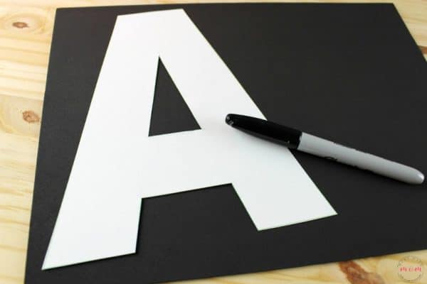 A is for Ant Alphabet Letter Craft {Free Printables} - Must Have Mom