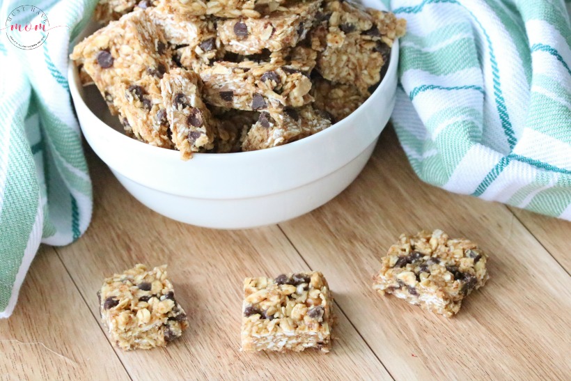 Healthy Oatmeal Chocolate Chip No Bake Bars