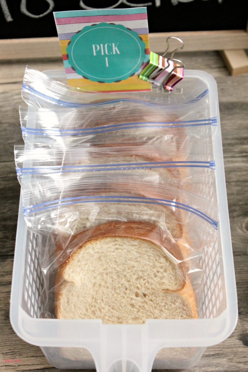 Quick & easy tips to pack a healthy lunch everyday! Make ahead lunches and label system so kids can pack their own healthy lunch!