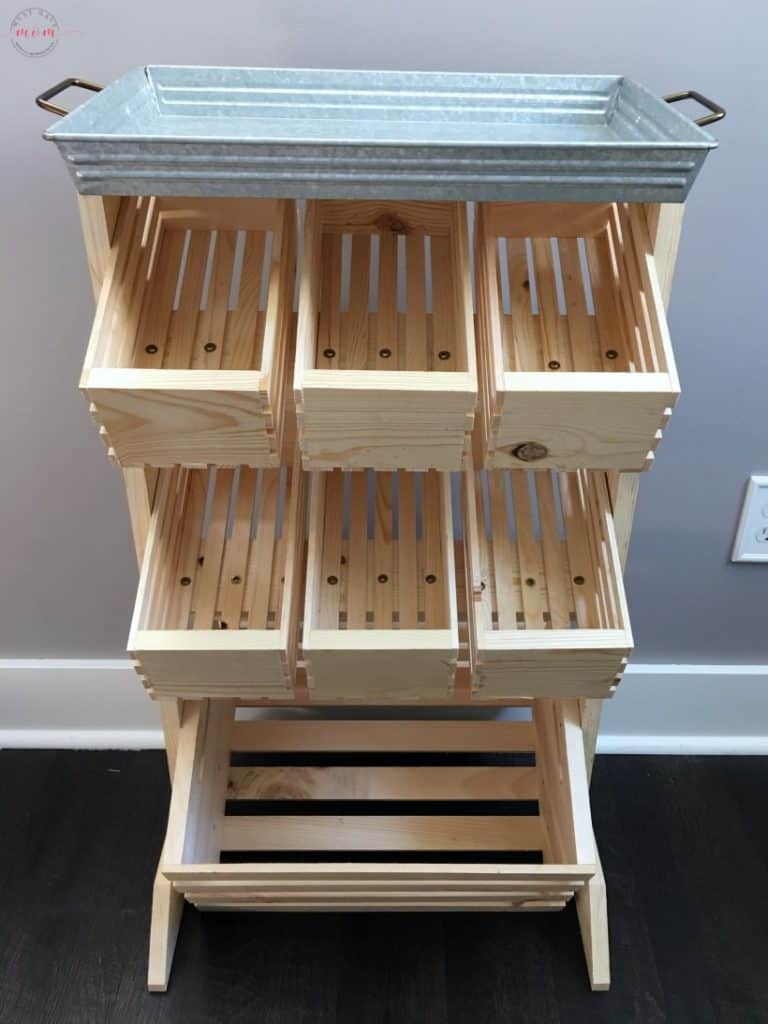 DIY Produce Stand & Farmer's Market Veggie Platter - Must Have Mom