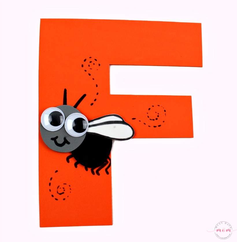 F is for Fly Letter Craft {Free Printables}