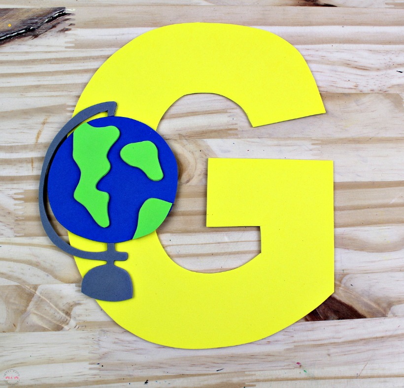 G is for Globe Letter Craft {Free Printables}