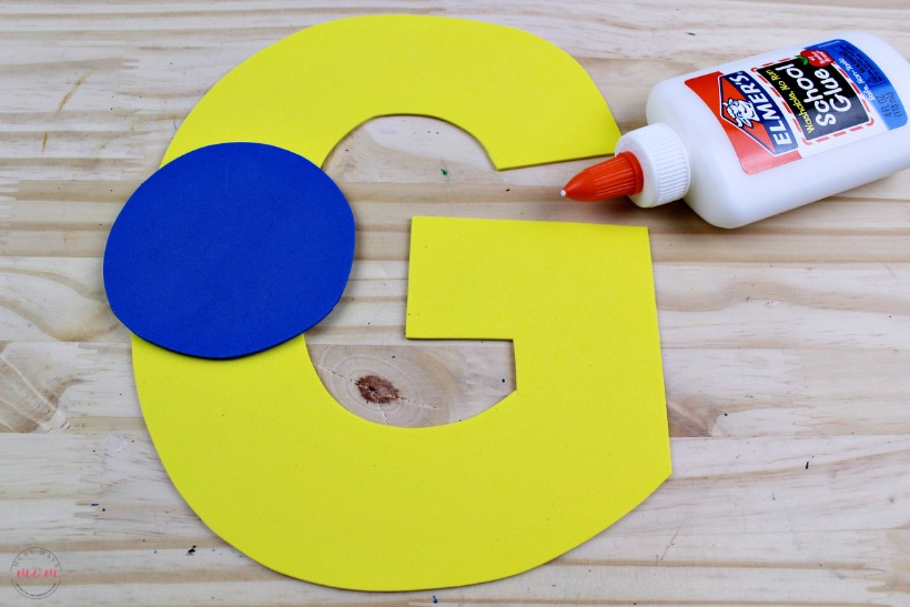 Weekly letter craft series! G is for Globe kids craft idea. Free printable letter template.