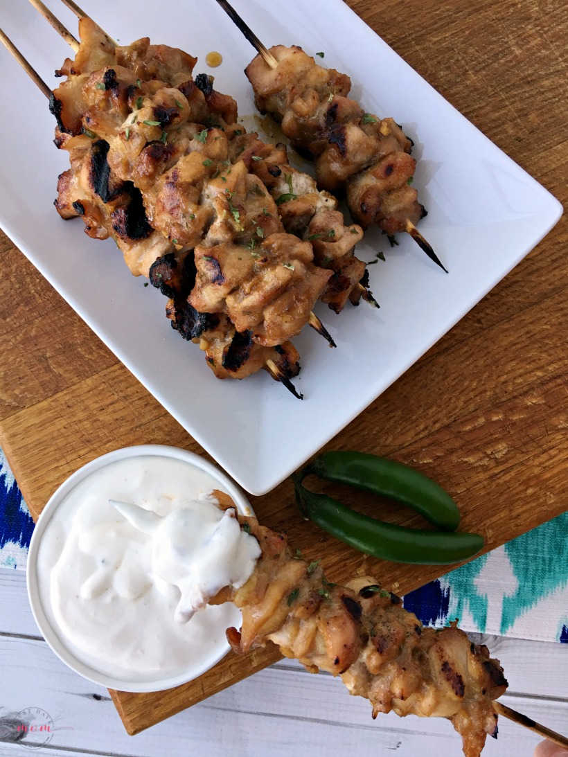 20 minute quick and easy chicken satay recipe with chicken satay marinade that doesn't require any time in the fridge! Super flavorful! Grill or oven