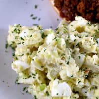 Best old fashioned potato salad recipe! As far as potato recipes go this is a favorite! I love old fashioned recipes like grandma made.